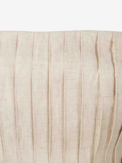 Andres Otalora Pleated Charming Top In White