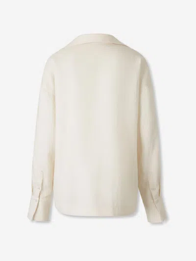 Andres Otalora Camisa Si Sabes In White