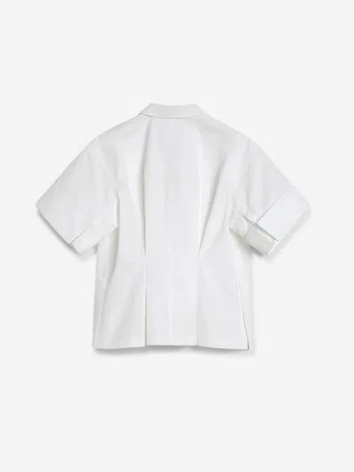 Jil Sander Short-sleeve Plain Shirt In White