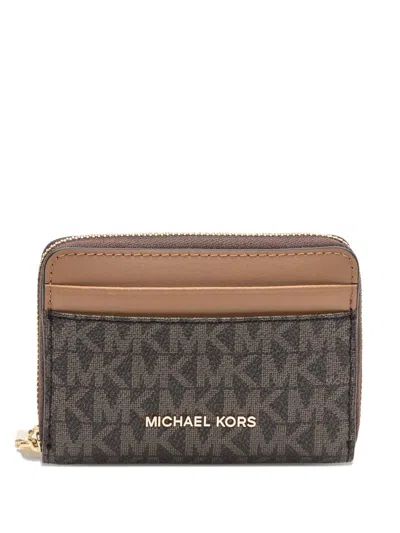 Michael Kors Coin Card Case Accessories In Brown