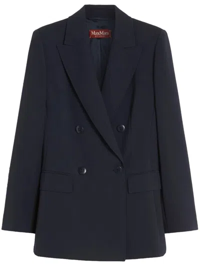 Max Mara Studio Mstgremb Clothing In Blue