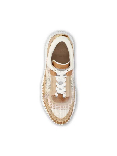 Chloé Nama Low-top Sneakers In Brown