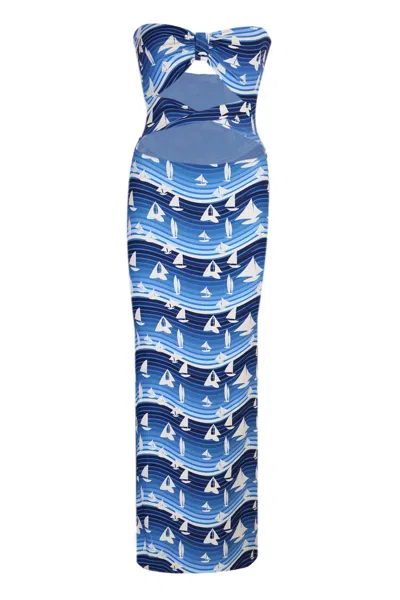 Gapaz Dress Venice Barcos In Blue