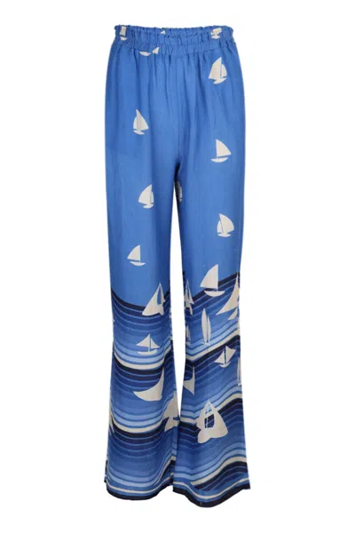 Gapaz Pants Olivia Barcos In Blue