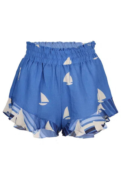 Gapaz Shorts Noronha Barcos In Blue