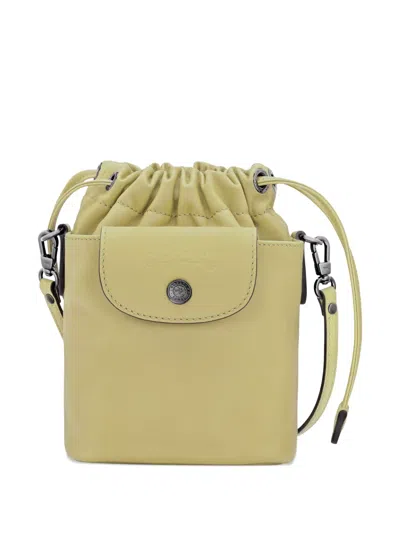 Longchamp Le Pliage Xtra Xs Drawstring Bucket Bag In Green