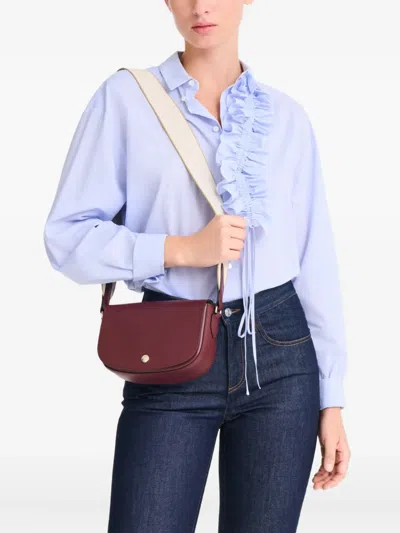Longchamp Épure S Smooth Leather Crossbody Bag In Red