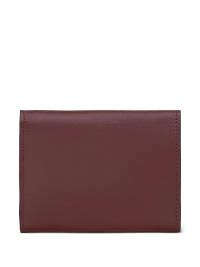 Longchamp Épure Compact Zip Wallet In Red