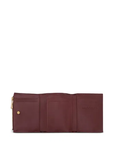 Longchamp Épure Compact Zip Wallet In Red