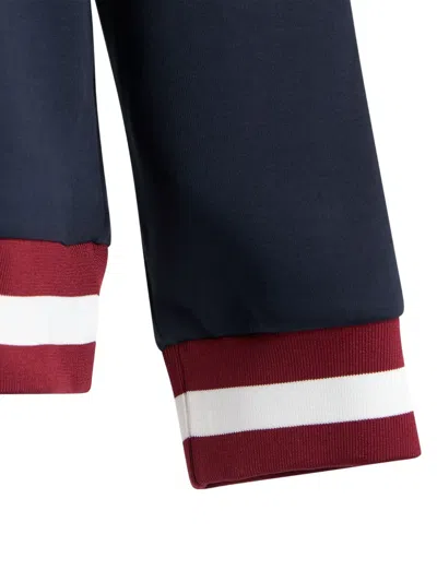 Bally Logo-print Crewneck Sweatshirt In Blue