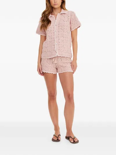 ANOKI 钩编针织短裤