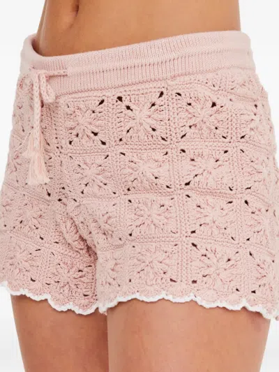 ANOKI 钩编针织短裤