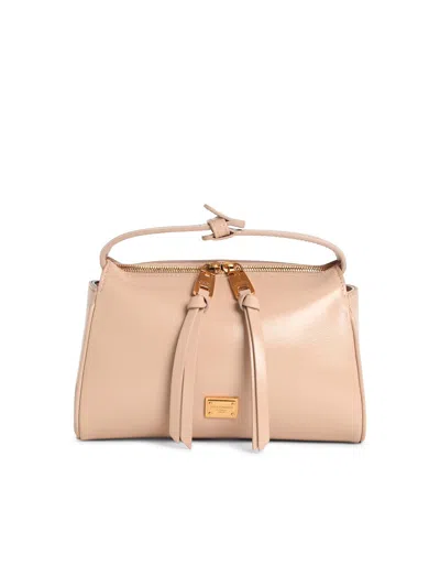 Dolce & Gabbana 'victory' Leather Handbag Nude In Pink