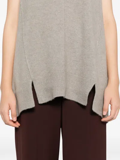 Helmut Lang Brushed Vest In Neutral