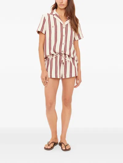 The Upside Baja Lucie Drawstring Shorts In Multi