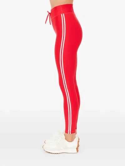 The Upside Oxford 25 In Drawstring Leggings In Red