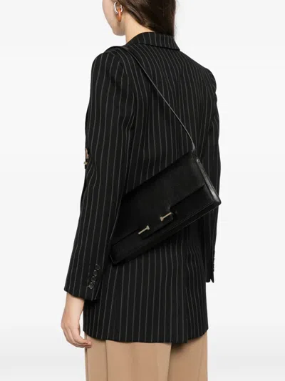 Tom Ford Supple Grain Shoulder Bag In Black
