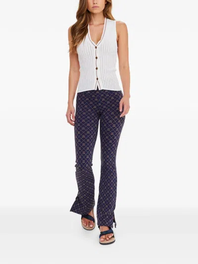 The Upside Rosella V-neck Vest In White