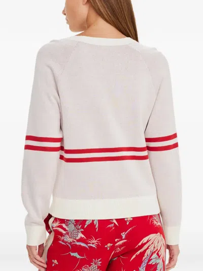 The Upside Palma Palm-tree Sweater In Neutral