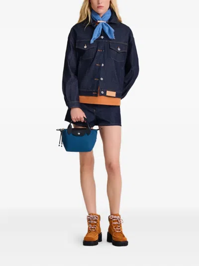 Longchamp Le Pliage Energy Xs Top-handle Bag In Blue