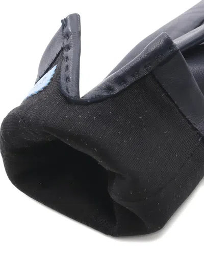 Pre-owned Hermes 2010s Stitched Gloves In Blue