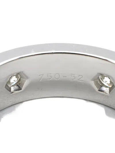 Pre-owned Cartier 2010s Love Diamond Ring In Silver