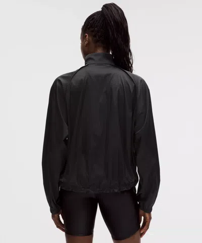 Lululemon Stretch-satin Flocked Training Jacket