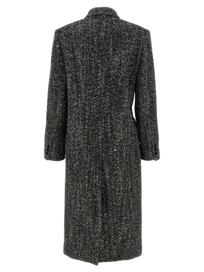 Isabel Marant 'ebyane' Coat In Gray