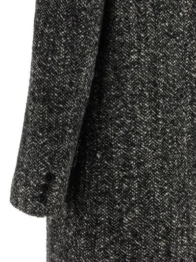 Isabel Marant 'ebyane' Coat In Gray