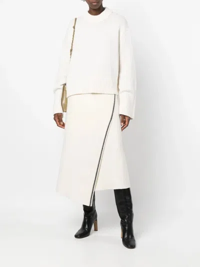 Lisa Yang 'sony' Turtleneck Sweater In White