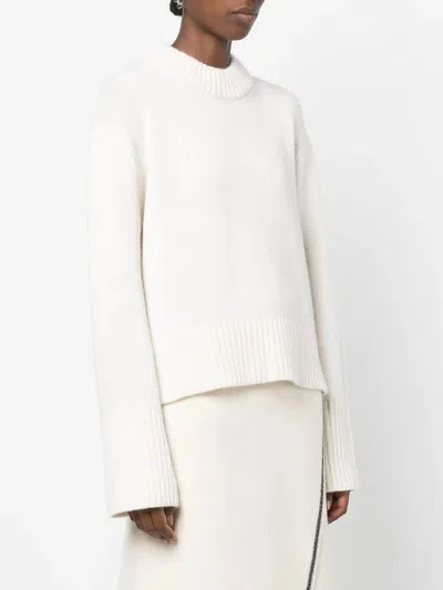 Lisa Yang 'sony' Turtleneck Sweater In White