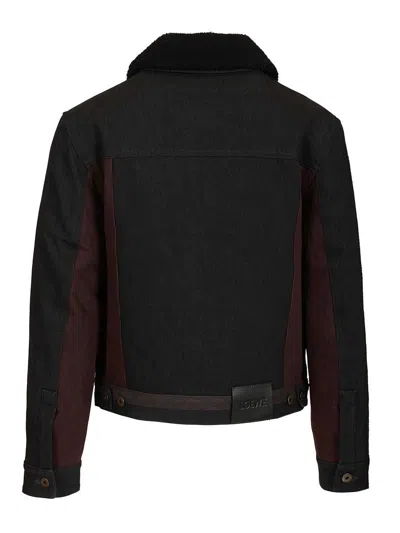 Loewe Dnim Jacket Jackets Black In Black