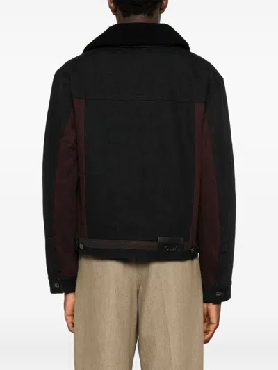 Loewe Dnim Jacket Jackets Black In Multi