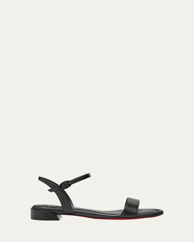Christian Louboutin Sweet Jane Ankle-strap Sandals In Black