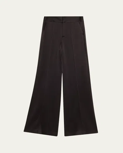 Alice And Olivia Dylan Wide-leg Pants In Black