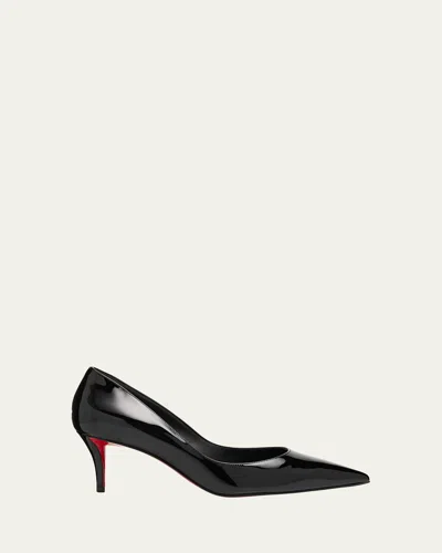 Christian Louboutin 60mm Miss Z Patent Pumps In Black