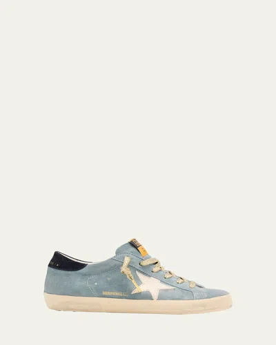 Golden Goose Super-star Low-top Suede Sneakers In Multi