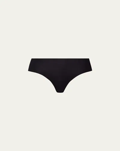 Hanro Invisible Cotton High-cut Briefs In Black
