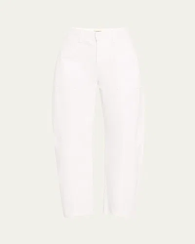 L'agence Cody High-rise Rodeo Jeans In White
