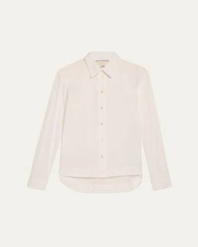 We-ar4 Cropped Collared Shirt In Neutral