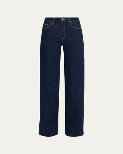 L'agence Clayton High Rise Wide-leg Jeans In Blue