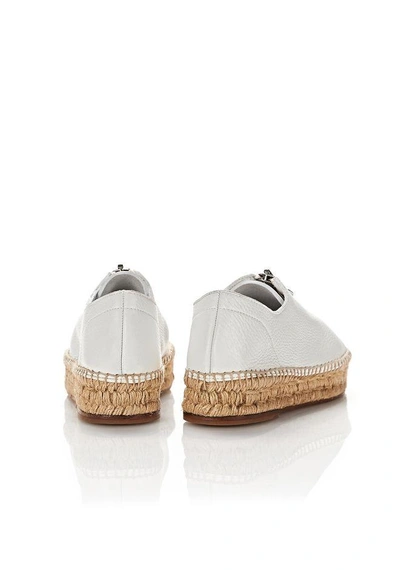 Shop Alexander Wang Devon Espadrille Sneaker In White