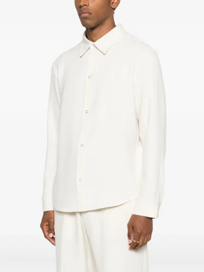 Sandro Button-fastening Shirt In Neutral
