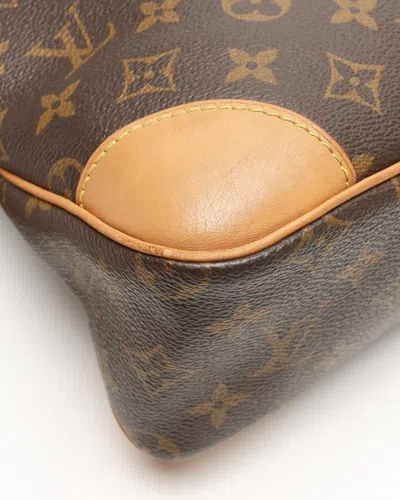 Pre-owned Louis Vuitton Monogram Odeon Mm Crossbody Bag In Brown