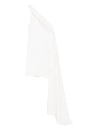 Carol Christian Poell Asymmetric Dress In White