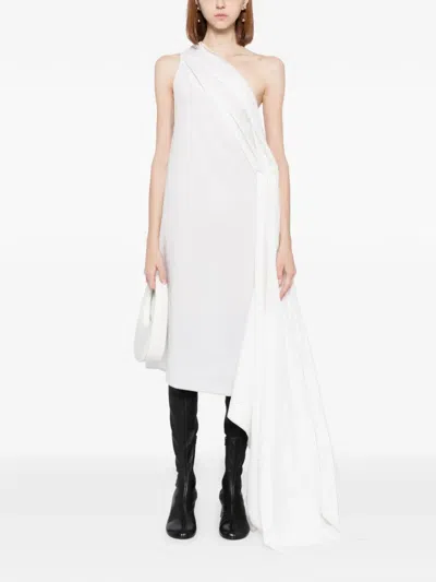Carol Christian Poell Asymmetric Dress In White