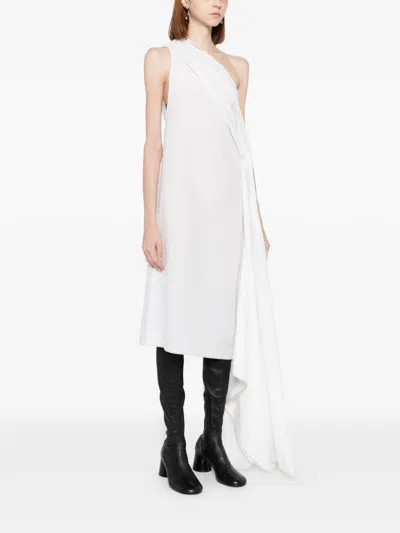 Carol Christian Poell Asymmetric Dress In White