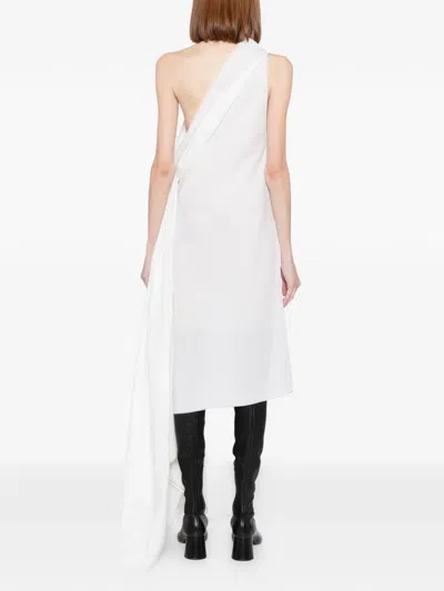 Carol Christian Poell Asymmetric Dress In White