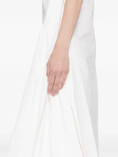 Carol Christian Poell Asymmetric Dress In White