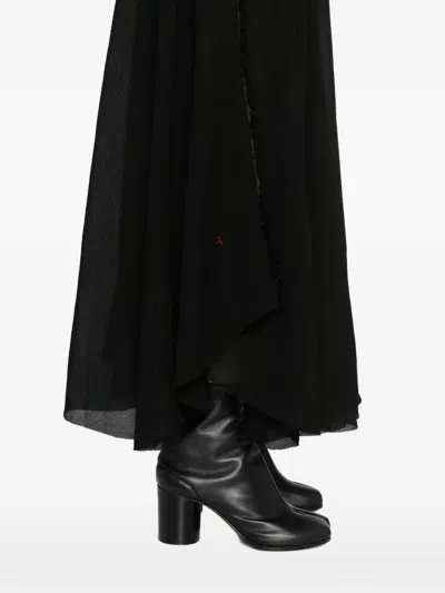 Ma+ Draped Skirt In Black